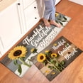 thumbnail image 4 of YIMEIS Thankful Grateful Blessed Machine Washable Non-Slip Rubberback Indoor Runner Rug/Area Rug for Kitchen, Hallway, Kitchen, Entryway, Bathroom, 1 Piece - 16''*24'', 4 of 10
