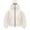 White, variant on Men's Hoodie with Balaclava and Half Zip Pullover - Windproof Streetwear Loose Trendy Cardigan for Winter Fashion, Christmas Parties, and Outdoor Sports,Black,L