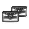 thumbnail image 1 of 4x6 LED Headlights 5inch LED Headlamp 1Pair with Daytime Running Lights Turn Signal Light High /Low Beam 4 Luminous Modes Plug, 1 of 7