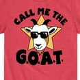 thumbnail image 3 of Instant Message - Call Me The Goat - Toddler And Youth Short Sleeve Graphic T-Shirt, 3 of 6