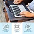 thumbnail image 4 of LapGear Home Office Pro Lap Desk with Cushion, Gray Woodgrain, 4 of 7