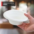 thumbnail image 3 of 800 Count 12 oz White Plastic Bowls, Bulk Pack of Small Plastic Disposable Bowls for Dessert, Ice Cream, Pet Food - Heavy Duty Single Serving Bowls for Catering or Every Day Use, Stock Your Home, 3 of 10