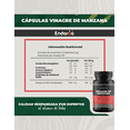 thumbnail image 5 of Vinagre de Manzana con Enzimas Digestivas 60 Cápsulas Endaroo | Pack 2 Frascos Sin Aditivos, 5 of 5