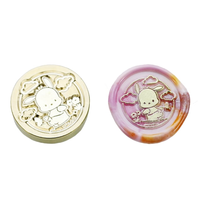 Serie Dibujos Animados Cabeza Cobre Cabeza Cera Esmalte Vintage para Regalo Scrapbooking (D)