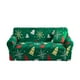 thumbnail image 2 of Funda elástica navideña para sofá de 2-3 plazas | Estampado de Papá Noel en poliéster rojo y blanco | Protector de muebles lavable a máquina | Decoración festiva para sala de estar, 2 of 7
