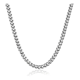 thumbnail image 1 of Collar Estilo Cubano Unisex De Acero Inoxidable Xtellar Plateado, 1 of 4