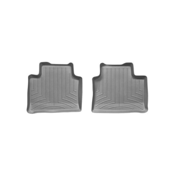 WeatherTech Custom Fit FloorLiners compatible with 2008-2009 Pontiac G8 - 2nd Row (2-Piece Liner), Grey