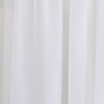 Mallory Sheer Voile Rod Pocket Curtain Panel - 59 X 108 Inches White Window Treatment