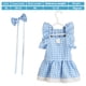 thumbnail image 2 of Vestido de perro Vestido a rayas para perros, Ropa para perros pequeños Niña, Traje de verano ligero para mascotas, Ropa para gatos, vestidos para perros para perros pequeños, 2 of 5