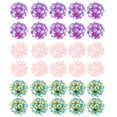 thumbnail image 1 of segolike 30 Pieces Rhinestone Spacer Crystal Clay Round Beads Jewelry Findings DIY Crafts, 1 of 9