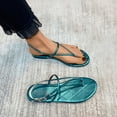 thumbnail image 5 of AXXD Green Sandals for Women 7.5 New Summer Flat Bottom Pintoed Roman Shoes Beach Sandals, 5 of 5