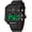 Black, variant on Fashion Men’s Digital Analog Watch Square Large Face Waterproof Sports Casual Quartz Wristwatch Leather Strap with Dual Time, Alarm, Luminous Display