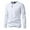 White, variant on Kureaily Long Sleeve Thermal Shirt Solid Color Base Layer Top For Fall And Winter Comfort Casual Wear Men's Loose T-Shirt