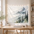 thumbnail image 5 of Mountain Lake Vast with Atmospheric Upper Portion Series, Mystical Fantasy for Space Lovers, Galaxy Room Decor, Housewarming Gift, Tapestry Wall Hanging for Bedroom and Dorm, 5 of 7