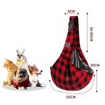 thumbnail image 2 of Pet Sling Carrier, Pet Carrier for Small and Medium Dog up to 15 Lbs, Wrap Carrier Sling Adjustable Strap Zip Pocket, Hands Free Pets Pack for Outdoor Travel Subway, 2 of 2