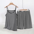 thumbnail image 2 of Ahabrexf Women 2 Pc Sets Sleeveless Round Neck Casual Pullover Set for Women, 2 of 5