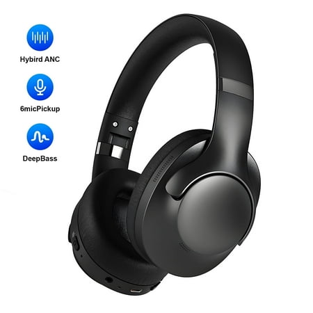 HTC NE20 Translation Bluetooth Earbuds with LED Touchscree in-Ear Earphones for Sports HD Stereo Sound Waterproof IPX4