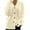 Beige, variant on Fall Sweaters For Women Fashion Solid Color Long Sleeved Knitted Cardigan With Breasted V Neck Pullover Winter Sweaters S-2XL
