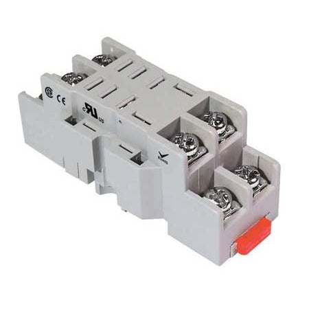 Relay Socket,Standard,Square,8 Pin DAYTON 10E075