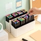 thumbnail image 5 of Portalápices Organizador de escritorio Caja de almacenamiento de papelería Caja de almacenamiento de cepillos cosméticos para escritorio Baño Rosado shamjiam Titular de almacenamiento de pluma, 5 of 8