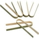 thumbnail image 5 of Paquete de 120 pinzas de bambú en miniatura, pinzas desechables de 4 pulgadas, pinzas para tostadas de bambú en miniatura y ecológicas, 5 of 6