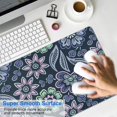 thumbnail image 4 of Long Mouse Pads for Desk,Pioneer Flower Floral Print Pattern Desk Mats on Top Of Desks, Desk Mouse Pad Extra Large with 3mm Non-Slip Base and Stitched Edge for Gaming,Office,Work,Home 35.4"x15.7", 4 of 6