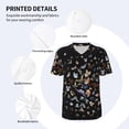 thumbnail image 3 of KLL Butterfly1 for Men's Baseball Shirts,Short Sleeve Casual Shirts Button Down Shirt for Men Beach Summer Wedding Shirt-X-Large, 3 of 7