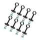 thumbnail image 5 of GOOHOCHY 8 soportes para barra de cortina de techo, resistentes, ganchos para colgar cortinas., 5 of 8