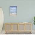 thumbnail image 2 of Stupell Cloudy Ocean Bay Shoreline Landscape Painting Gray Framed Art Print Wall Art, 2 of 8