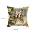 thumbnail image 3 of Zznnkj Christmas Throw Pillow Covers, 18 x 18 Inch, Soft Comfortable Linen Pillowcases for Sofa Bedroom Couch Winter Holiday Party Home Decor, 3 of 7