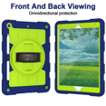 thumbnail image 5 of TECH CIRCLE Case for Apple 10.2-inch iPad 9th/8th/7th Generation - Heavy Duty Protection Shockproof Sturdy Rugged Case with Adjustable Hand/Shoulder Strap & Rotating Viewing Kickstand, Dark Blue Green, 5 of 9