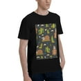thumbnail image 2 of Bingfone Funny Sloths In The Forest Men'S Loose Fit Short-Sleeve Pocket T-Shirt, 2 of 7