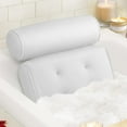 thumbnail image 4 of Foxanon Bath Pillow with 6 Non-Slip Suction Cups, Extra Thick and Soft Air Mesh, Polyester Monofilament, 15x14 in White, 4 of 9