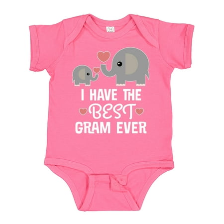 

Inktastic Best Gram Ever Grandchild Gift Baby Boy or Baby Girl Bodysuit