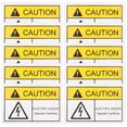 thumbnail image 1 of 10 pegatinas de advertencia adhesivas para peligro de descarga eléctrica., 1 of 7