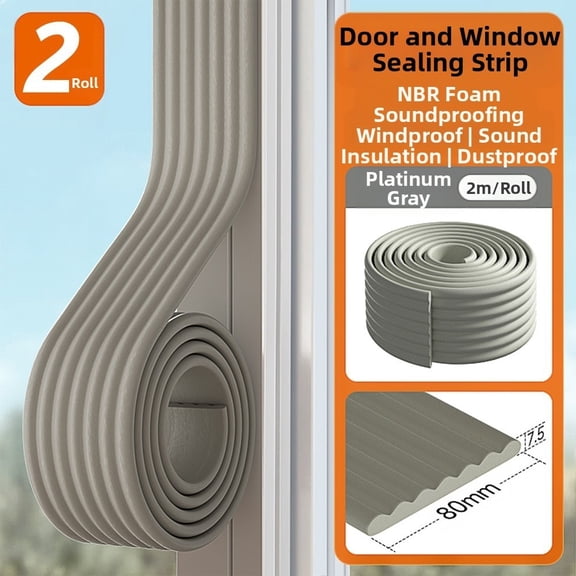 Soundproof Self-Adhesive Sealing Strip: Reduce Noise & Enhance Comfort!