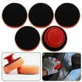 thumbnail image 4 of 5Pcs Car Sponge Pads Detailing Wax Applicator High Quality Pads With Handle Fangkenuo, 4 of 9