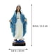 thumbnail image 2 of Adorno de resina para escritorio, adorno de la Virgen María, 2 of 7