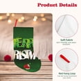 thumbnail image 4 of Lsque 18 Inches Merry Christmas Pattern Christmas Stockings Hanging Ornaments,Knitted Xmas Fireplace Hanging Stocking,Holiday Decoration, 4 of 7