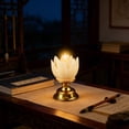 thumbnail image 4 of Sokhug Flameless LED Lotus Candle Night Light for Home Holiday Decor, 5.51x2.95 Inches, Beige, 4 of 6