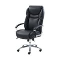 Serta Big & Tall High Back Office Chair, Heavy Duty Weight Rating, Black Bonded Leather