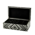 thumbnail image 5 of FB Jewels Brazilian Wild Walnut Veneer Locking Jewelry Box, 5 of 5