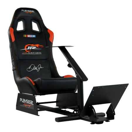 playseat evolution nascar jr nation gaming chair black with black