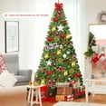 thumbnail image 4 of Patiojoy 9Ft Artificial Christmas Tree PVC Hinged Spruce Xmas Tree W/ 2094 Branch Tips, 4 of 10