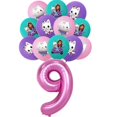 thumbnail image 1 of Gabby casa de muñecas gatos decoración de cumpleaños globo vajilla desechable telón de fondo para niños casa de muñecas Gabby figuras suministros para fiestas, 1 of 4