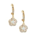 thumbnail image 1 of Aretes de gancho ZVEZDA circonias y chapa de oro 18k Madre Perla, 1 of 3