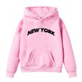thumbnail image 3 of Girls Athletic Hoodie Soft Pullover Sweatshirt With Pocket Comfortable Casual Sportswear For Teen Girls, 3 of 4