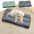 thumbnail image 1 of Xihbxyly Cama de Invierno para Perros, de Pana Gruesa, con Funda Extraíble y Lavable, Antideslizante, Ideal para Perros Medianos y Grandes, Cálida y Confortable, para Uso En Interiores, 60 X 47 X 7 C, 1 of 7