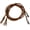 Light Brown, variant on Leather Braided Split Reins  (Dark Brown)