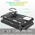 thumbnail image 4 of Compatible for Moto G Stylus 5G 2021 Case with HD Screen Protector,  Military-Grade Protective Phone Case with Magnetic Kickstand Ring for Motorola Moto G Stylus 5G Black, 4 of 13